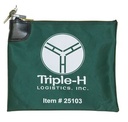 12"x10" Laminated Nylon Bank Bag w/Standard Swing Lock
