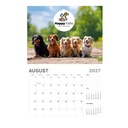 Stapled Appointment Wall Calendar - 12 custom images