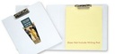 Recycled Cardboard Clip Board w/ Cover - white