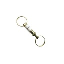 Brass Finish Pull Apart Key Tag