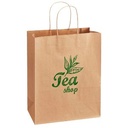 Recycled Kraft Shopping Bags – 10"x5"x12.75"