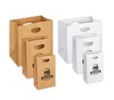 Paper Take-Out Bags - 7.125"x3.25"x10.75"