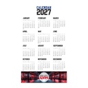 Paper Wall Calendar - 17"x29"
