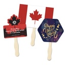 Custom Shape Hand Fans - up to 5.5"x5.5"