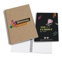 Kraft & Epic Black Metal Coil Journals - 5"x7"
