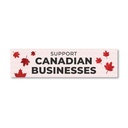 Stock Canada Vinyl Bumper - Support Canadian Business