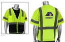 Class 3 Five Pocket Black Bottom Front Value Vest