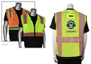 Two-Tone 11 Pocket Tech-Ready Mesh Surveyors Vest