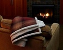 Cottage Plaid Throw (Embroidery)
