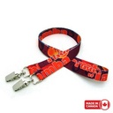 3/4" Digitally Sublimated Lanyard w/ Double Standard Attachment