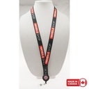 Digitally Sublimated Lanyard w/ Sewn in Badge Reel