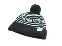 Woven Label Pom-Pom Beanie - Ocean Import