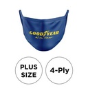 Plus Size 4-Ply Silkscreened Cotton Mask