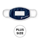 Mask with PVC Window 2 Ply Cotton Fixed Plus Size