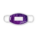 Mask with PVC Window 2 Ply Full Color Polyester Fixed Adult