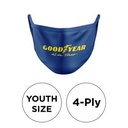 4 Ply Silk Screened Cotton Youth Face Mask
