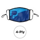 4 Ply Sublimated Adjustable Polyester Mask
