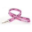 Pink Breast Cancer Awareness Lanyard w/ Rush Service