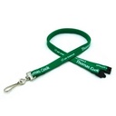 1/2" Silkscreened Tubular Lanyard w/ Sew on Breakaway