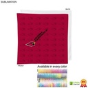 Square Bandana, Sublimated Edge to Edge 1 Side (22"x22")