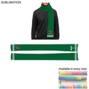 Team Scarf With Team logo and personalization, Sublimated Edge To Edge 2 Sides (6"x60")