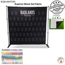8' Exhibitor Expanding Display Kit, Media Wall, Backdrop, Superior Block Out Fabric, NO SETUP CHARGE