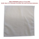 White Microfiber Dri-Lite Terry Skate, Cooling, Cheering, Rally Towel, Blank Only (10'x10')