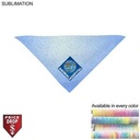 Small Dog Bandana, Stitched Edges, Sublimated Edge to Edge (Decorated in Canada) (14"x14"x20")