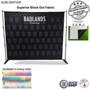 48H Quick Ship- 10' Exhibitor Expanding Display Kit, Superior Block Out Fabric