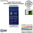 48Hr Quick Ship - Replacement Graphics One sided for Frontlit SEG Fabric Banner, (40" x 96")