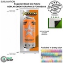 72Hr Fast Ship - Replacement Graphics, for Premium Retractable Pull Up Banner (33.5"x79")