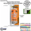 48Hr Quick Ship - Replacement Graphics, for Premium Retractable Pull Up Banner (33.5"x79")