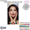 48Hr Quick Ship - Replacement Graphics One Side Only for Backlit LED Light Box SEG Banner (40"x80")