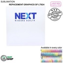72Hr Fast Ship - Replacement Graphics One Side Only for Backlit LED Light Box SEG Wall (8'x8')