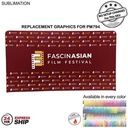 24Hr Express Ship- Replacement Graphics Double Sided EuroFit Tension Fabric Slip On Cover (15'x8')