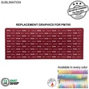 72Hr Fast Ship - Replacement Graphics Double Sided EuroFit Tension Fabric Slip On Cover (20'x8')