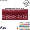 48Hr Quick Ship - Replacement Graphics Double Sided EuroFit Tension Fabric Slip On Cover (20'x8')