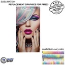 48Hr Quick Ship - Replacement Graphics One sided for Frontlit SEG Fabric Banner Stand (40" x 80")