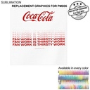 Replacement Graphics One sided only for Frontlit SEG Fabric Floor Wall Kit, (8'x8')