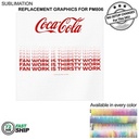 72Hr Fast Ship - Replacement Graphics One Sided Only For Frontlit SEG Fabric Floor Wall Kit, (8'x8')