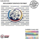24H Express Ship -Replacement Graphics One sided only for Frontlit SEG Fabric Floor Wall Kit 10'x8')