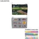 Microfiber Dri-Lite Terry Golf Towel, Nofold Grommet & Hook, Sublimated 2 Sides (12"x18")