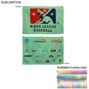 Microfiber Dri-Lite Terry Team and Sponsorship Towel, Sublimated Edge to Edge 2 sides (12"x18")