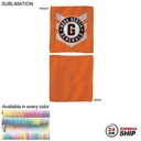 24Hr Express Ship-Colored Microfiber Dri-Lite Terry Skate, Cooling, Rally Towel, Sublimated (10"x10"