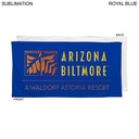 Plush and Soft Velour Terry Cotton Blend Colored Pool Towel, Sublimated Edge to Edge (30"x60")