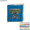 Microfiber Dri-Lite Terry Rally, Sweat, Skate Towel, Sublimated Edge to Edge 1 Side (15"x15")