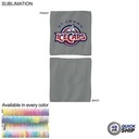 48 Hr Quick Ship - Colored Microfiber Dri-Lite Terry Rally, Sports, Skate Towel, Sublimated (15"x15"
