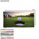 Golf Caddie Towel Extra Large in Plush Velour Terry, Sublimated Edge to Edge 1 Side (24"x48")