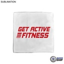 48 Hr Quick Ship - Microfiber Moisture Wicking, Cooling, Sweat, Suede Towel, Sublimated (15"x15")