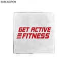 Microfiber Moisture Wicking, Cooling, Sweat, Suede Towel, Sublimated 1 Color or Full Color (15"x15")